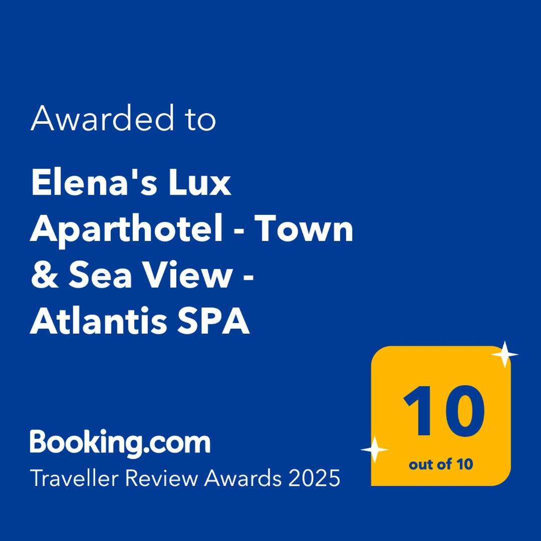 Elena'S Lux Aparthotel - Town & Sea View - Atlantis Spa サラフォヴォ エクステリア 写真